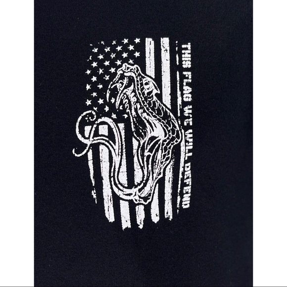 Howitzer Style Men's T-Shirt DEFEND FLAG Military Grunt MFG - Picture 9 of 10